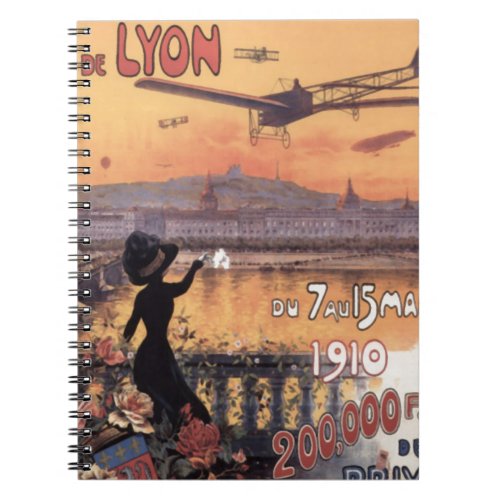 Vintage French Aviation Notebook