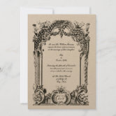 洋楽 OnOFFKristine Mirelle Invitation 2006 Vintage French Baroque Rococo Wedding Invitations | Zazzle