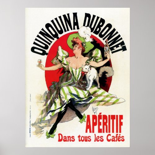 Vintage French belle epoque apritif ad Poster