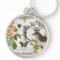 Vintage French Bird with crown keychain