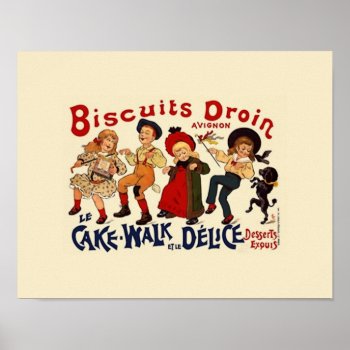Vintage French Biscuit Poster by Vintage_Obsession at Zazzle