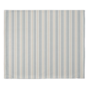 Vintage French Blue & Brown - Neutral Farmhouse Duvet Cover