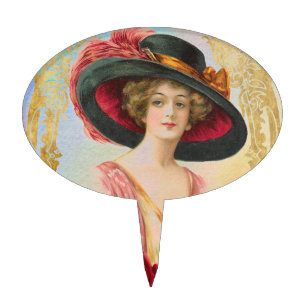 Vintage French Cake Topper