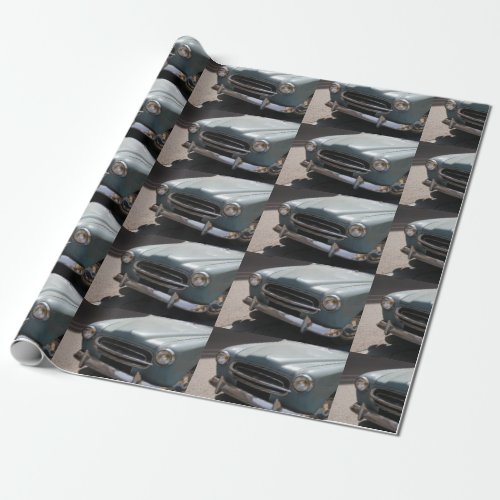 Vintage French car Wrapping Paper