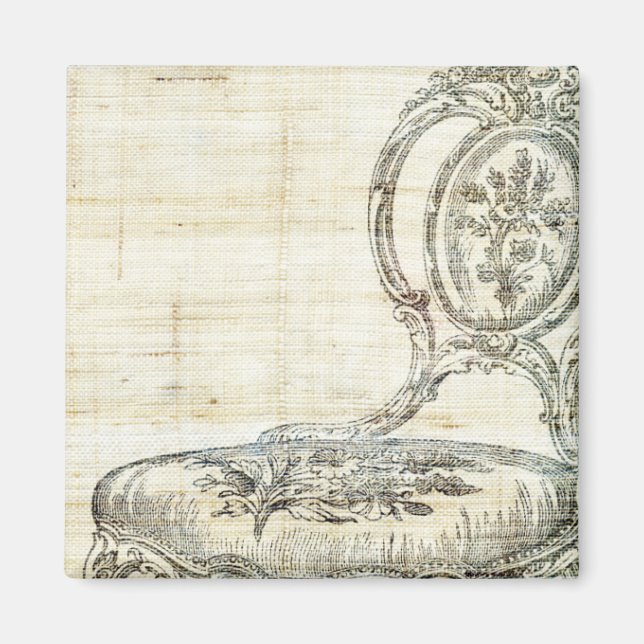 Vintage French Chair 2 Magnet (Front)