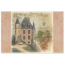 Vintage French Chateau Winery Vineyard Decoupage  Tissue Paper