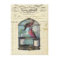 Elegant Vintage Victorian Bird Cage - Classic Charm for Your Home