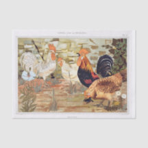 Vintage French Chickens