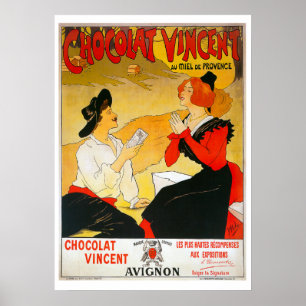 Vintage French Chocolate Poster