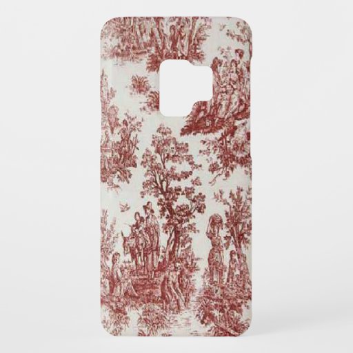 Vintage French Country Red Toile Samsung Galaxy-S2 Case-Mate Samsung Galaxy S9 Case