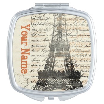 Vintage French Design Compact Mirror by kathysprettythings at Zazzle