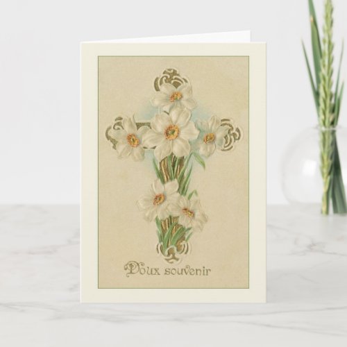Vintage French Easter Greeting Card