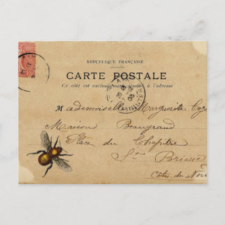 Vintage French Ephemera Postcard