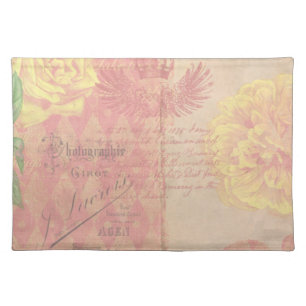 Vintage French Floral Placemat