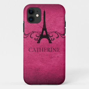 Vintage French Flourish iPhone 5 Case, Pink 11 Case