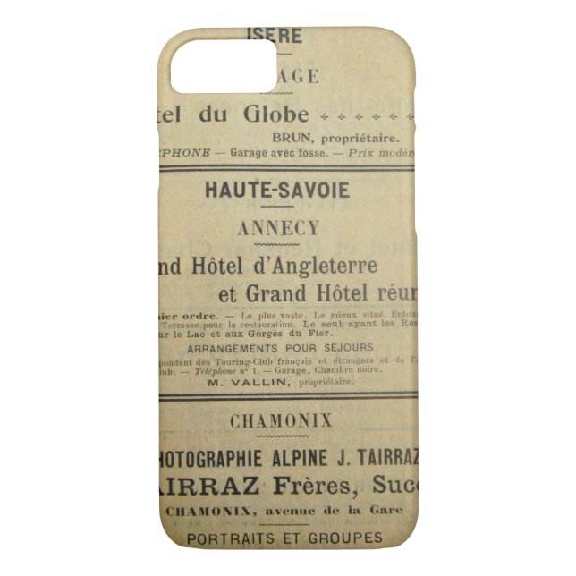 Vintage French Hotel Case (Back)