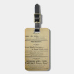Vintage French Hotel Luggage Tag at Zazzle