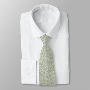 Vintage French Imperial Floral Vine Tie