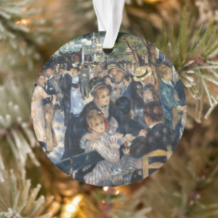 Vintage French Impressionist Paris Dance Art Ornament