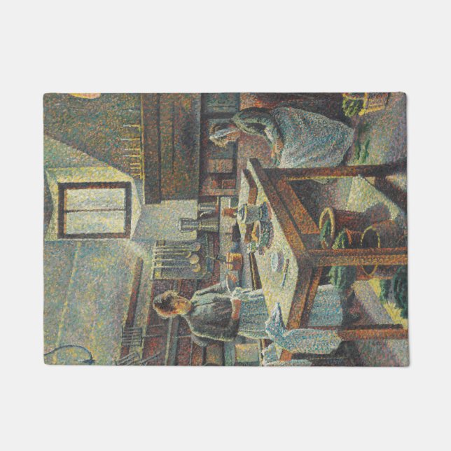 Vintage French Kitchen Doormat (Front)