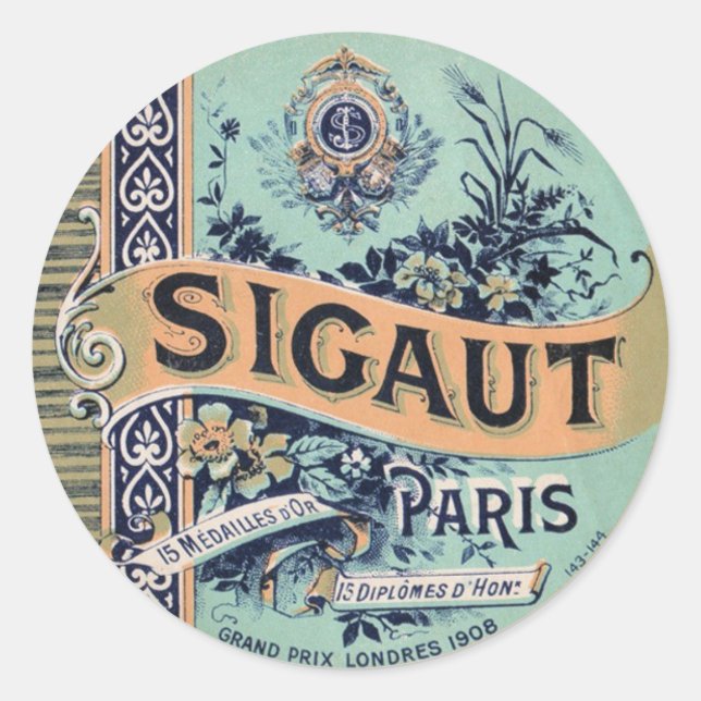 Vintage French Label (Front)