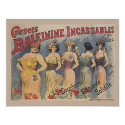 Vintage French Lingerie Wedding Shower Card