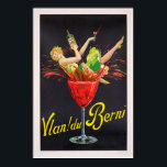 Vintage French Liqueur Alcohol Art Deco Poster<br><div class="desc">A reproduction print of an advertising poster for a French Alcohol brand Retro Art Deco poster ca 1930. Digitally refurbished to bring out the original colors,  even better and fix as many imperfections as possible.</div>
