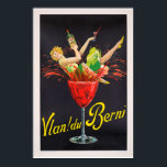 Vintage French Liqueur Alcohol Art Deco Poster<br><div class="desc">A reproduction print of an advertising poster for a French Alcohol brand Retro Art Deco poster ca 1930. Digitally refurbished to bring out the original colors,  even better and fix as many imperfections as possible.</div>