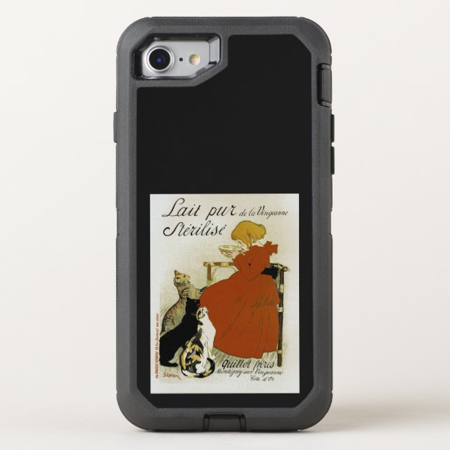Vintage French Milk Ad Otterbox iPhone Case (Back)