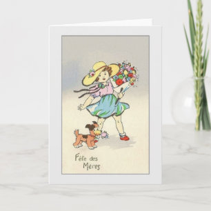 Vintage French Mother's Day Card