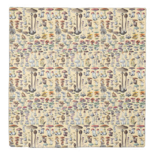 Vintage French Mushroom Cottagecore Botanical Art Duvet Cover