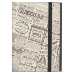 Vintage French Newspaper Ads Products for Women Case For iPad Air