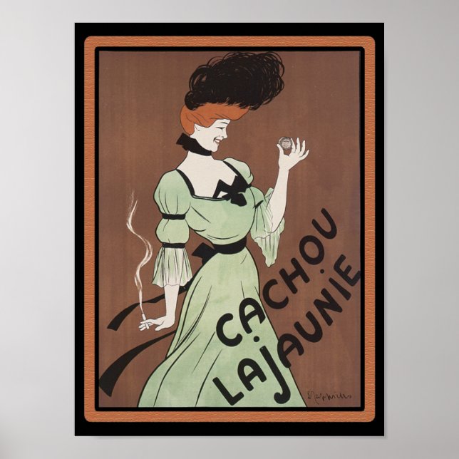 Vintage French Nouveau Soap Poster (Front)