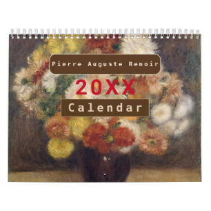 Vintage French Painter Pierre Auguste Renoir Calendar