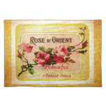 Vintage French Perfume Label Cloth Placemat at Zazzle