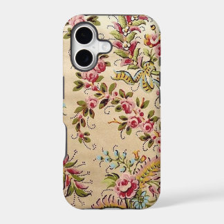 Vintage French Pochoir Rose iPhone Case