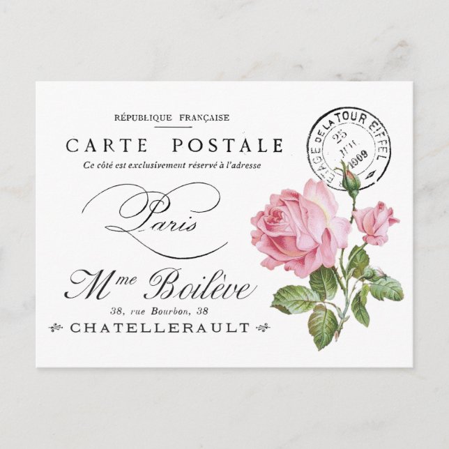 Vintage French Postcard (Front)