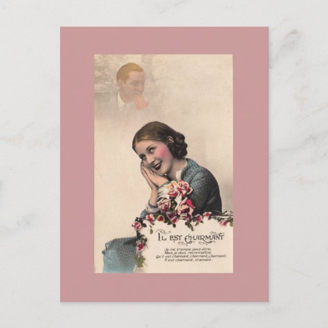 Vintage French Postcard (Front)