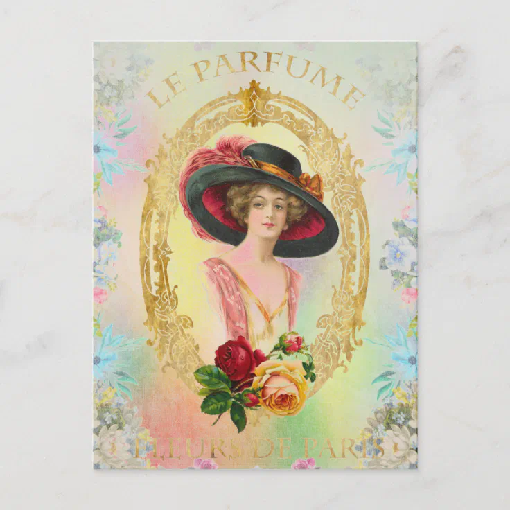 Vintage French Postcard Zazzle   Vintage French Postcard Rc3b0118520cf4f0d80717642219b78d6 Ucbjp 736.webp