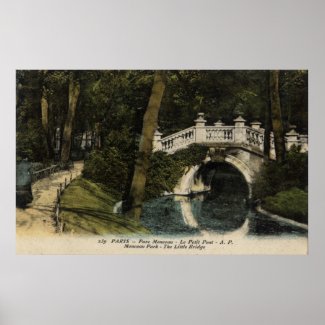Vintage French Poster - Monceau Park