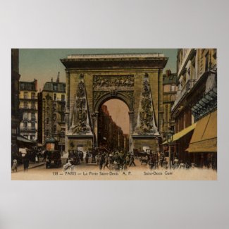 Vintage French Poster - Saint Denis Gate