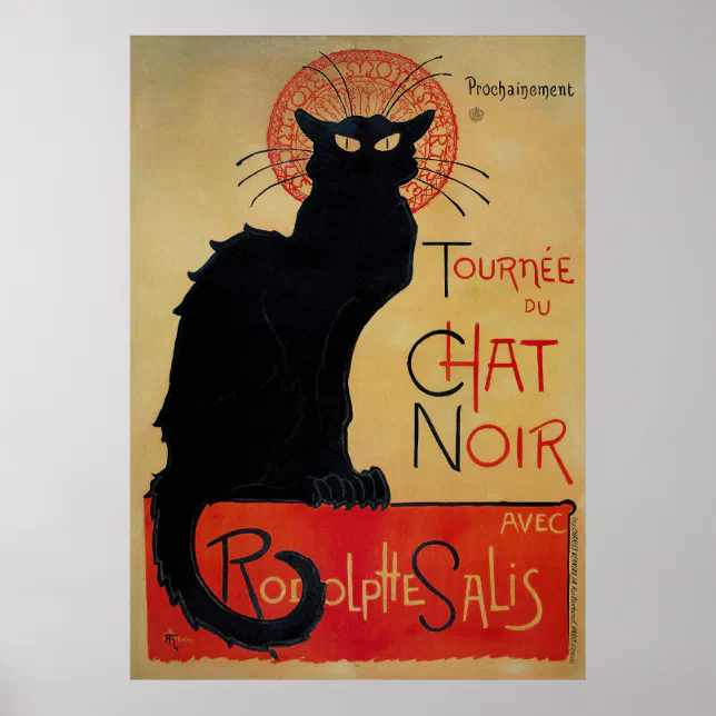 FAMOUS BLACK CAT POSTER visual data 3