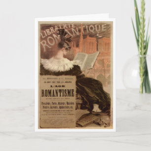 VINTAGE FRENCH POSTERART GREETING CARD