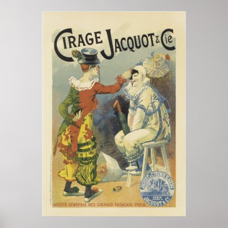 Vintage French Posters - Clowns Circus