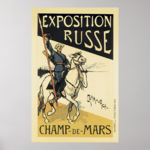 Vintage French Posters - Exposition Russe