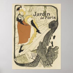 Vintage French Posters - Jardin de Paris