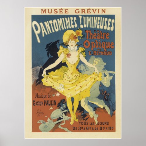 Vintage French Posters _ Theater Optique