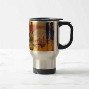 Vintage French Railroad Travel Mug