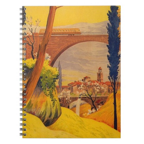 Vintage French Railroad Travel Notebook