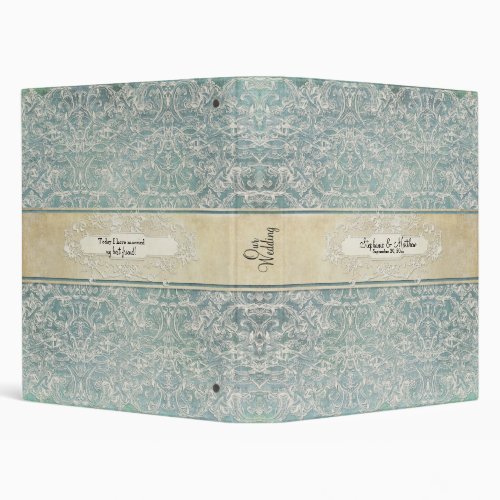 Vintage French Regency Lace Photo Binder Wedding